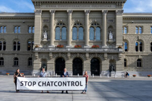 Chatkontrolle Stoppen, Protestaktion 18.06.2024 in Bern